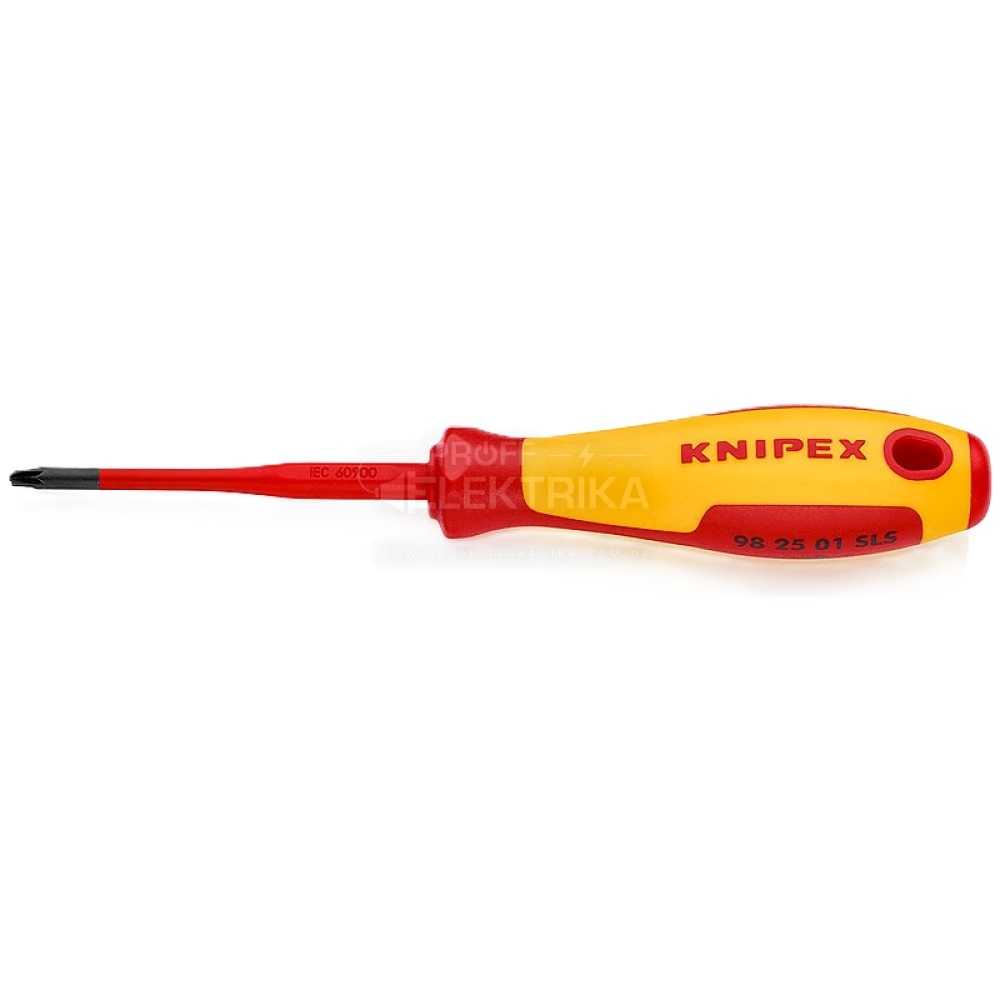 Фото Отвёртка тонкая PlusMinus KNIPEX 98 25 01 SLS