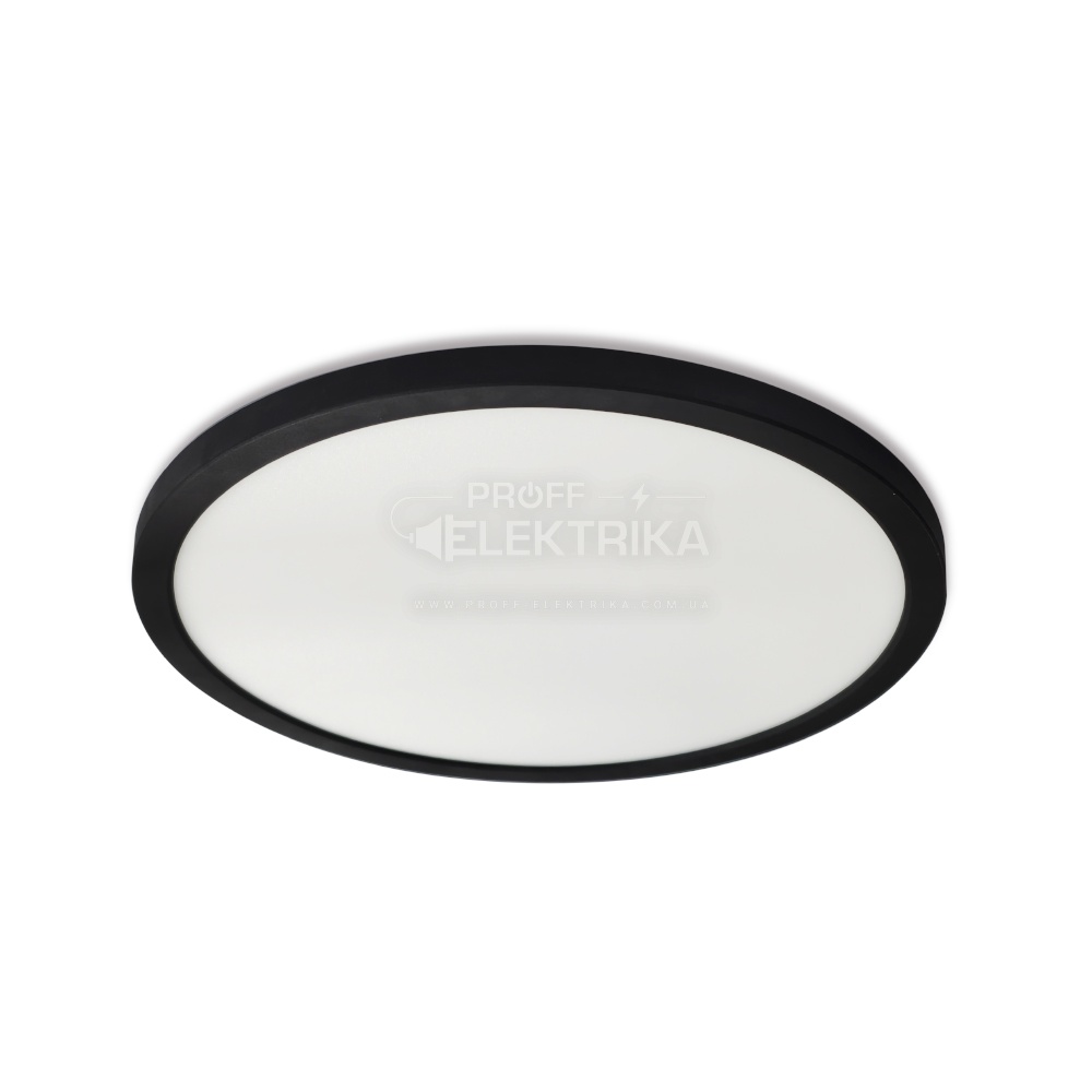 Фото 2 Светильник LED Violux ДББ MILLENNIUM BL 38W 4200K IP20 круг черный 361238
