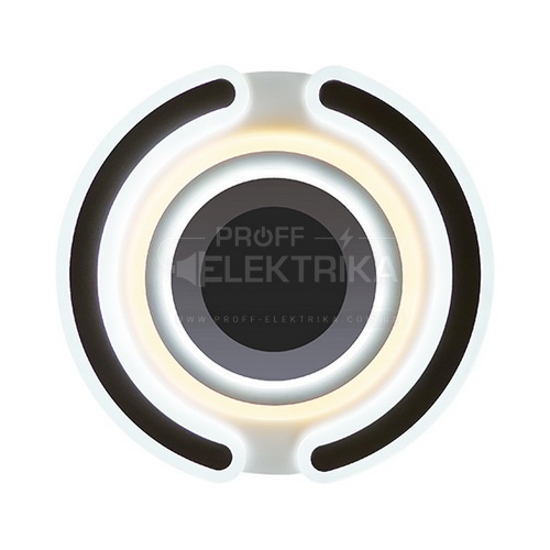 Фото Світильник LED smart MATRIX пульт 100W 3000-6000K IP20 чорне коло Violux 220485