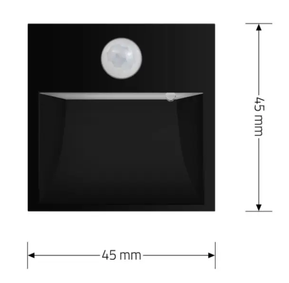 Фото 5 Механизм светильника для лестницы Подсветка пола с датчиком движения черный Livolo