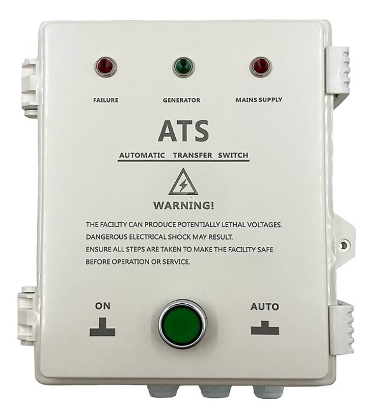 Фото Автоматический ввод резерва автоматика ATS/АВР AISIKAI ASKQ-63A/2P для дизельных генераторов 5кВт – 20 кВт (220 В)