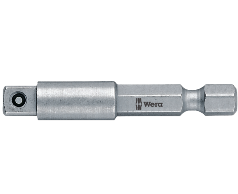 Фото Перехідник адаптер WERA 870/4 Hex 1/4 квадрат 3/8 100мм 05050220001