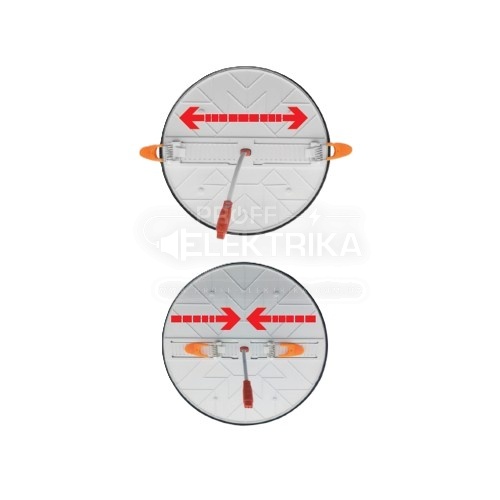 Фото 2 Світильник врізний HARLEY-10 10W 3000K-6500K чорний HOROZ