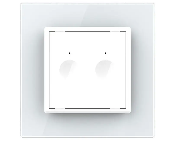 Фото Сенсорный выключатель Sense 2 сенсора белый Livolo