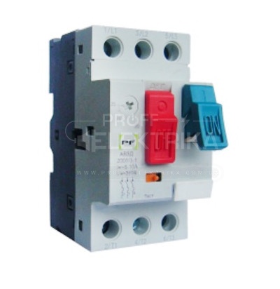 Фото Автоматический выключатель защиты двигателя АВЗД 2000 3P D4 2,5А-4A Промфактор