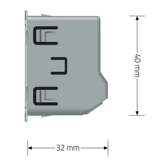 Фото 6 Механизм сенсорный выключатель 2 сенсора для роллет электрокарнизов ворот Livolo