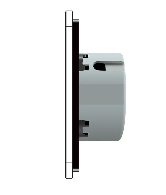 Фото 2 Сенсорний диммер 2 сенсора чорне скло Livolo