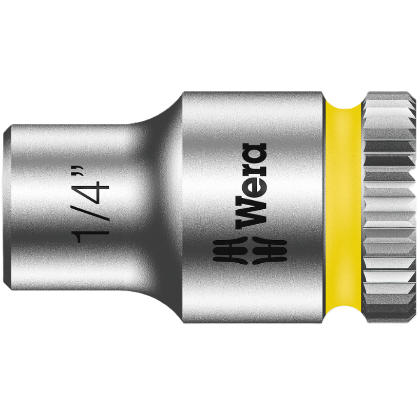 Фото Торцовая головка WERA Zyklop 1/4" 8790 HMA 05003516001 1/4"x23.0 мм