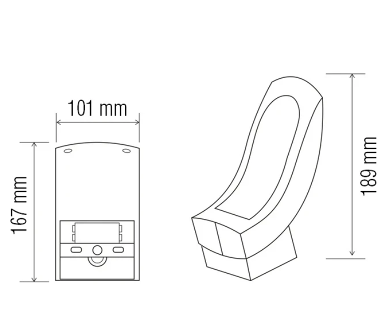 Фото 2 Светодиодный фасадный светильник SUPERB HOROZ 076-040-0015-010