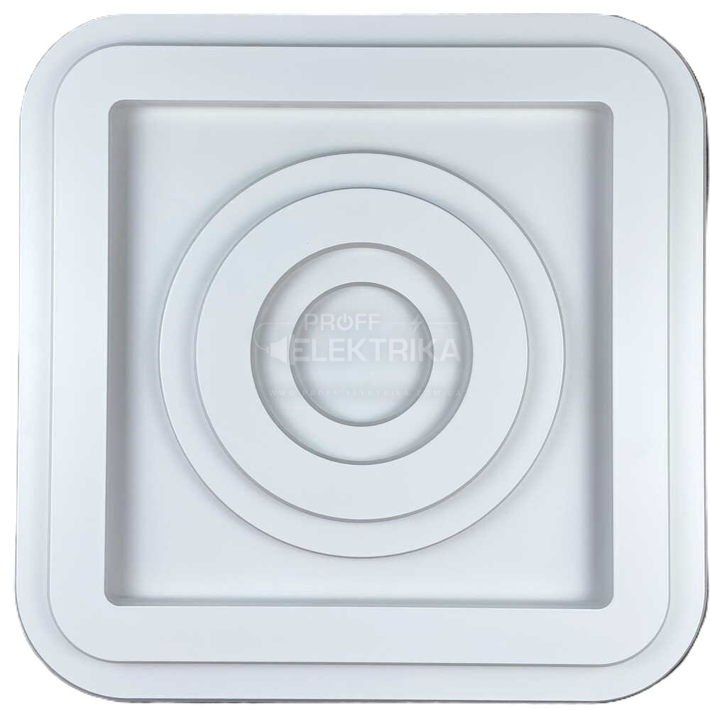 Фото 2 Світильник smart KOLIZEY пульт 150W 3000-6000K IP20 квадрат Violux 220455