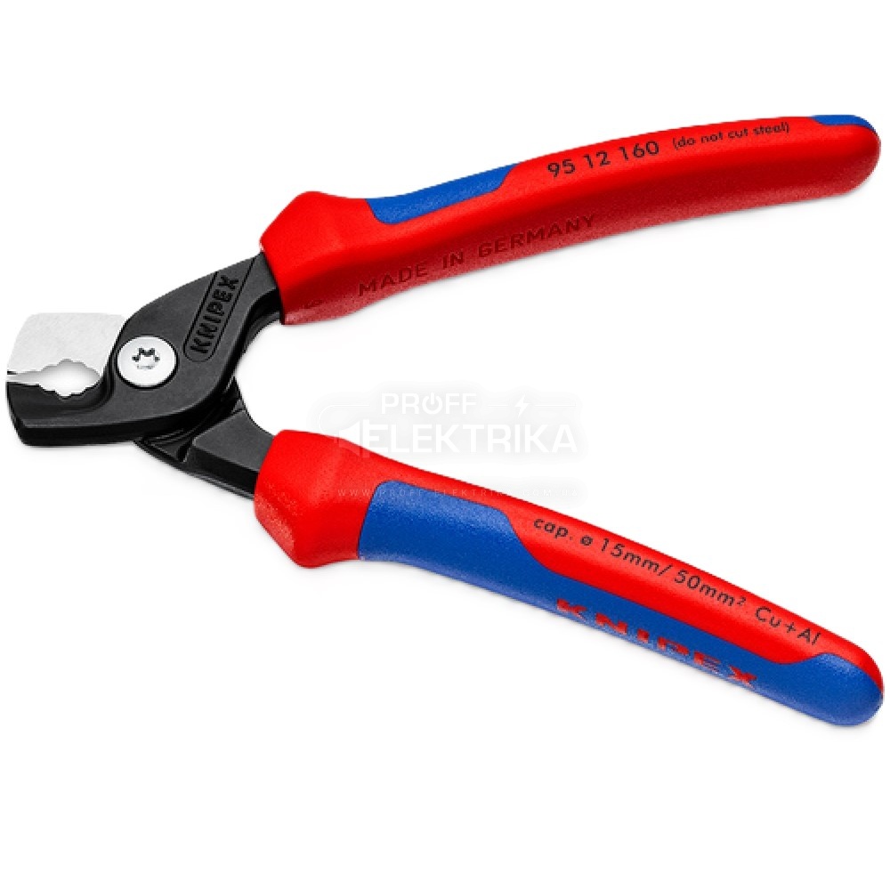 Фото Ножницы для резки кабелей 160 мм KNIPEX 95 12 160