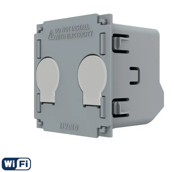 Фото Механизм сенсорный выключатель 2 канала Wi-Fi Livolo