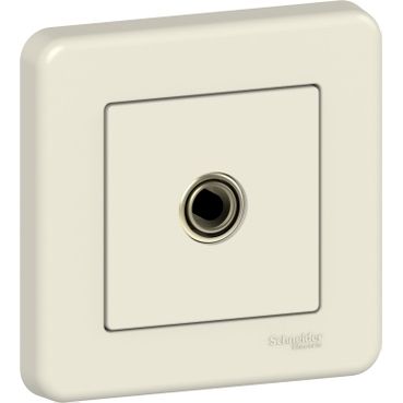 Фото Розетка TV-телевізійна кремова 8db LEONA