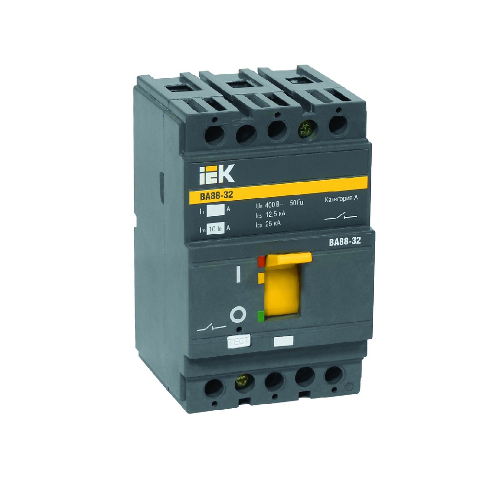 Фото Силовой автоматический выключатель BA88-32, 25кА, 63А IEK