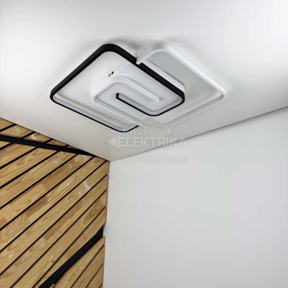Фото 4 Світильник LED Smart DOMINO пульт квадрат 90W 3000-5000K IP20 Violux 220565