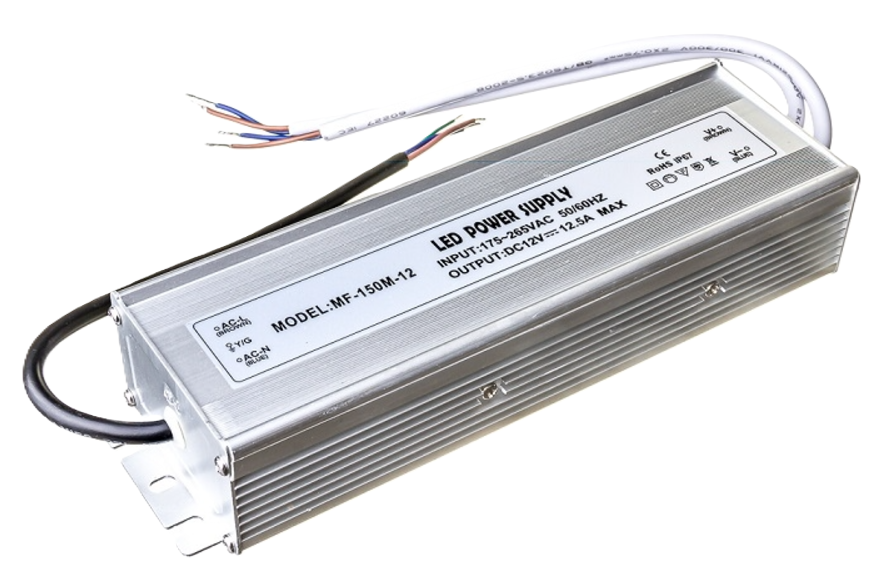 Фото Блок питания герметичный металический 12V 150W 12,5A