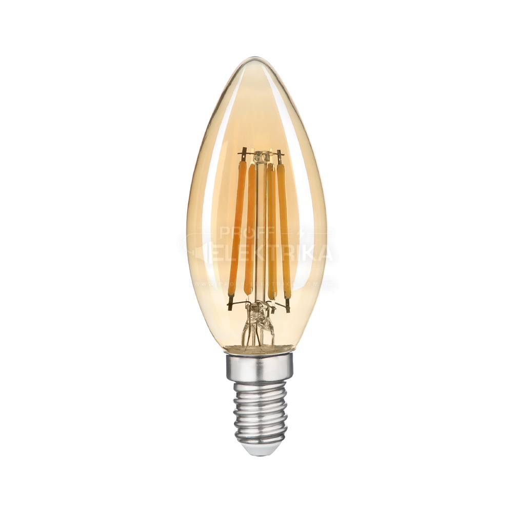 Фото Лампа LED FILAMENT С37 6W E14 2200K VIOLUX 833022