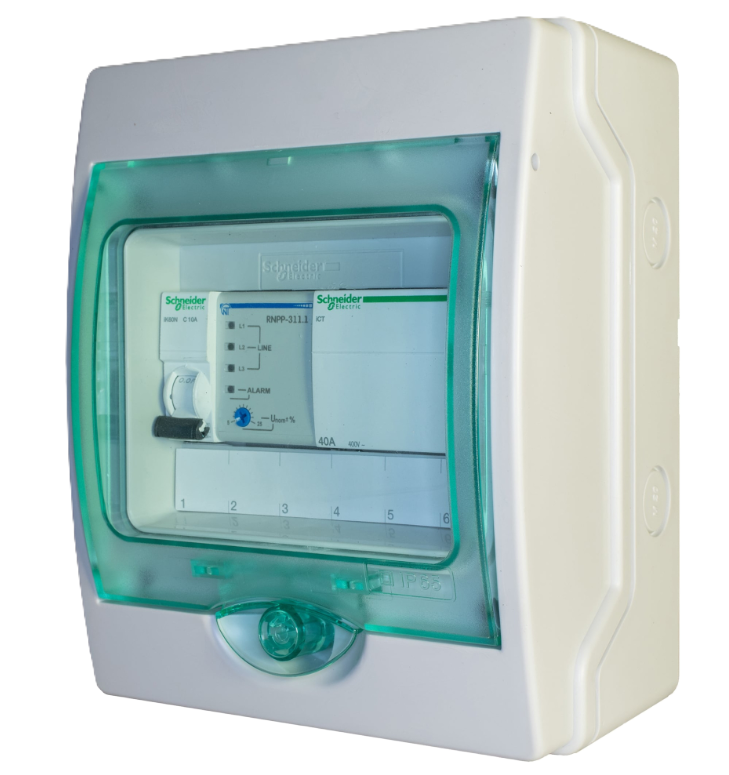 Фото 2 Трехфазный стабилизатор напряжения Quant-54 (3х18) инверторный, мощность 52,8 кВт