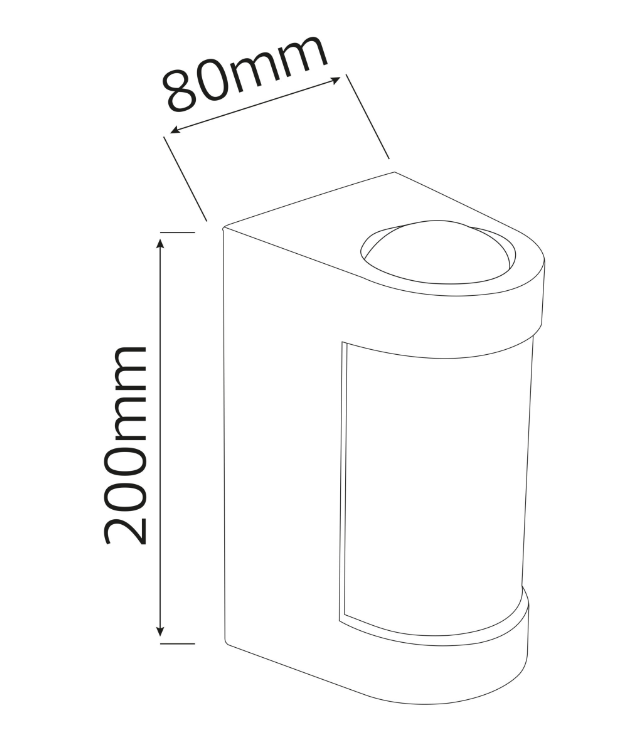 Фото 2 Світлодіодний фасадний світильник VECTOR-12 HOROZ 076-083-0012-010