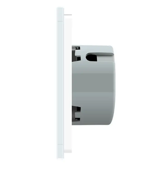 Фото 3 Сенсорный выключатель 5 сенсоров 1-2-2 белое стекло Livolo