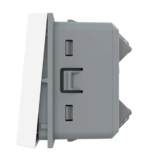 Фото 2 Механізм одноклавішний перехресний вимикач білий Livolo