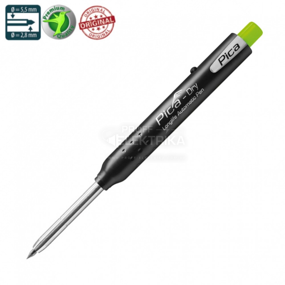 Фото 2 Змінні грифелі BIG твердість 2-В 10 штук 4030 PICA DRY