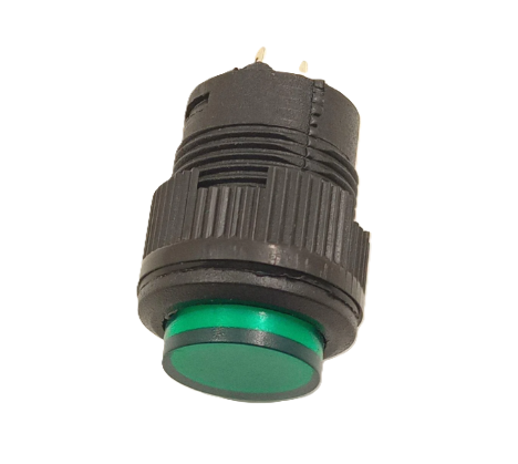 Фото 2 Кнопка на 1включатель круг с подсветкой 4контакта LSW13 Lemanso