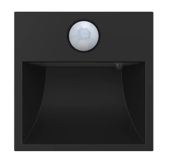 Фото 2 Механизм светильника для лестницы Подсветка пола с датчиком движения черный Livolo