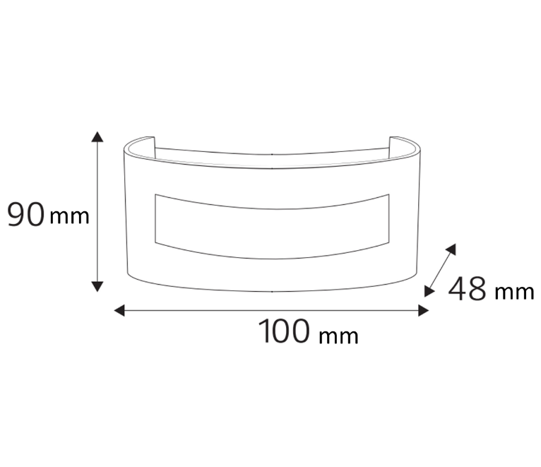Фото 2 Світлодіодний фасадний світильник NEUTRON-5 HOROZ 076-091-0005-010