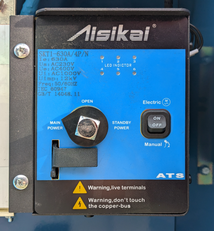 Фото 9 Генератор дизельный PROFI-TEC WDSG375-3 Power MAX 375кВА/300кВт промышленный двигатель WEICHAI