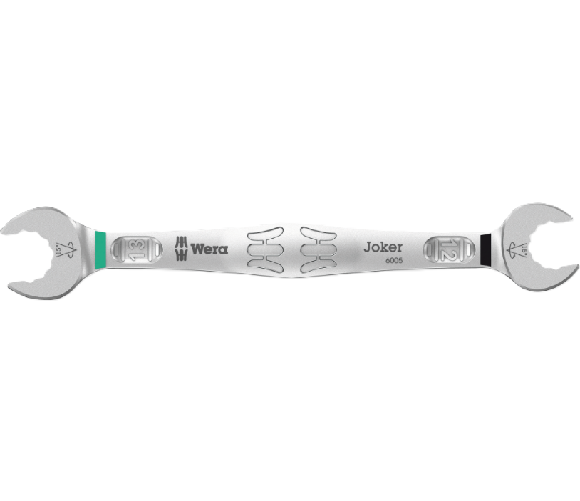 Фото Двосторонній ріжковий гайковий ключ WERA Joker 6005 12×13 мм 05020313001