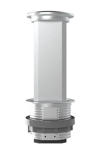 Фото 2 Висувна розетка з трьох розеток та USB сірий Livolo