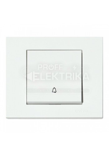 Фото Кнопка дзвінка Біла GRANO