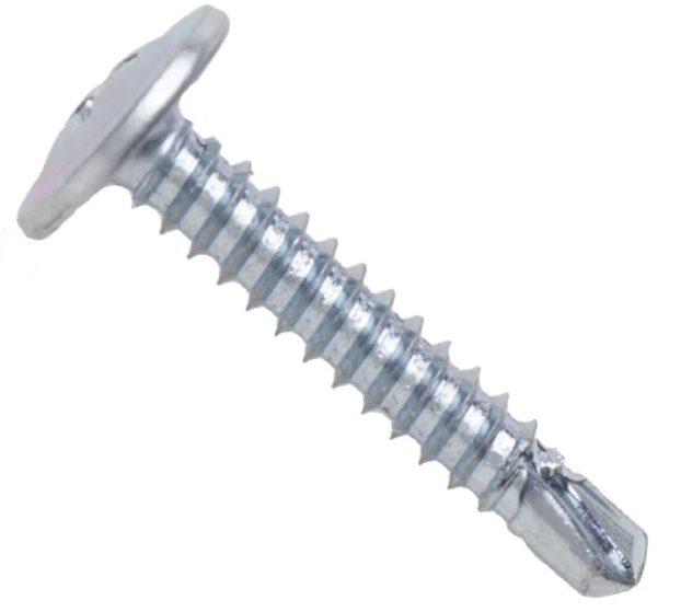 Фото Саморіз по металу з прес-шайбою та буром цинк білий 4,2*16 WM 1000 шт./уп.