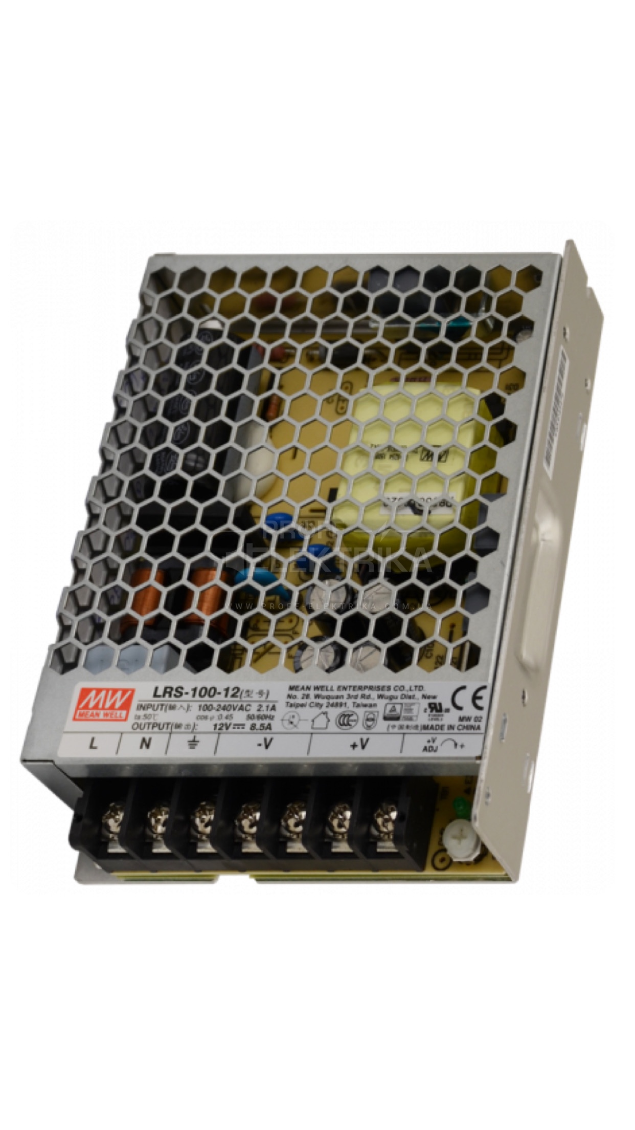 Фото Блок живлення 12V 100W LRS-100-12 MEAN WELL