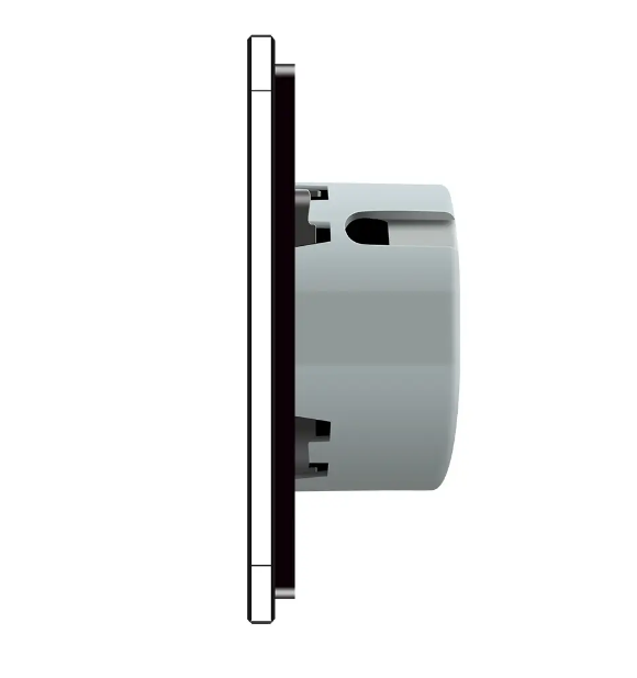 Фото 3 Розумний сенсорний прохідний вимикач ZigBee 3 сенсора 1-1-1 чорне скло Livolo