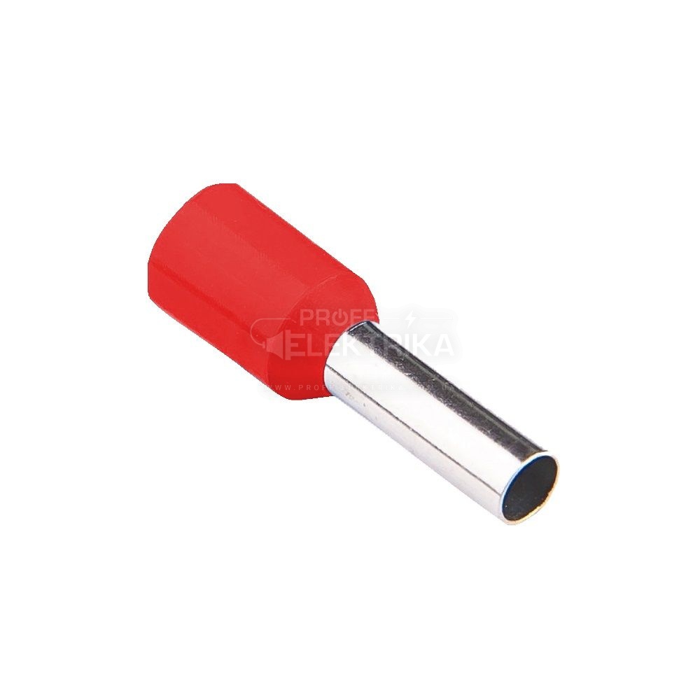 Фото Наконечник втулочный с изоляцией красный НВ 10/12 TAKEL