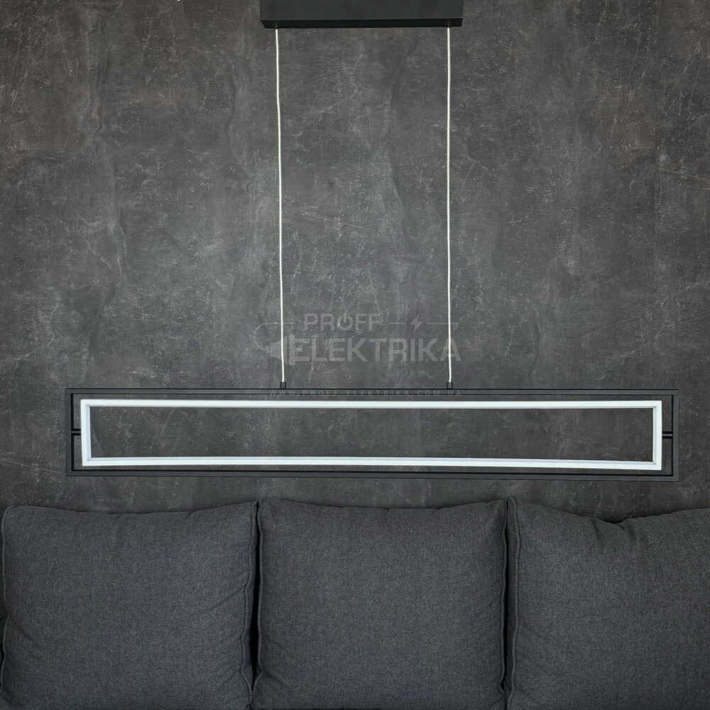 Фото 3 Светильник LED smart PRADA-P пульт 90W 3000-5000K IP20 прямоугольник черно-белый Violux 220735