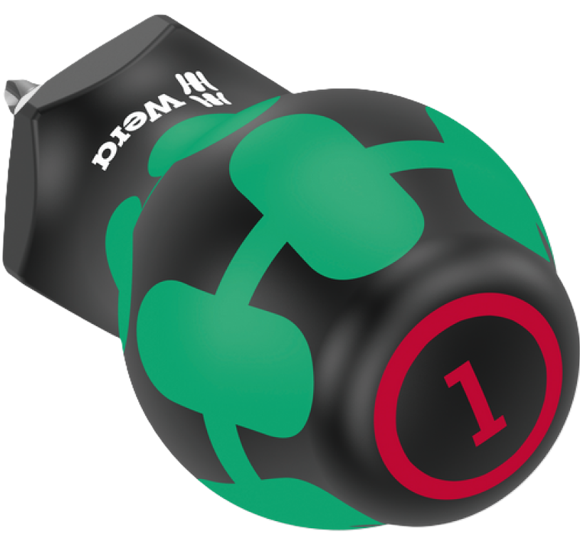 Фото 2 Викрутка хрестова для карбюраторів WERA 350 PH Stubby PH1×54 мм 05008850001