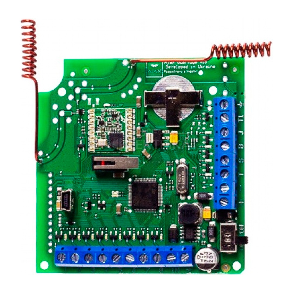 Фото Приемник радиодатчиков Ajax ocBridge Plus 1380