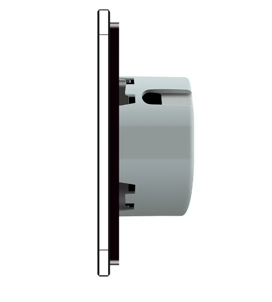 Фото 2 Сенсорный проходной диммер 2 сенсора черное стекло Livolo