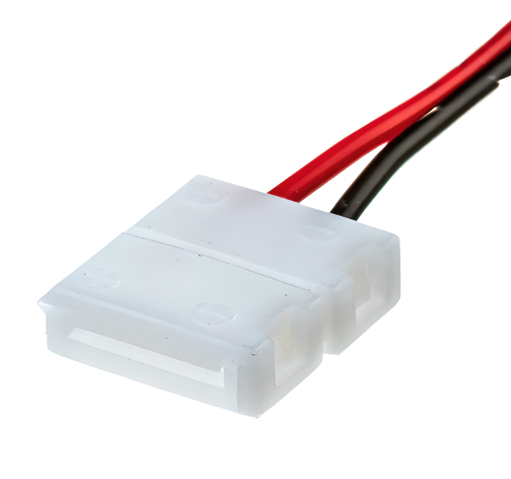 Фото 2 З'єднувач 8 мм провід + 2 затискачі №5