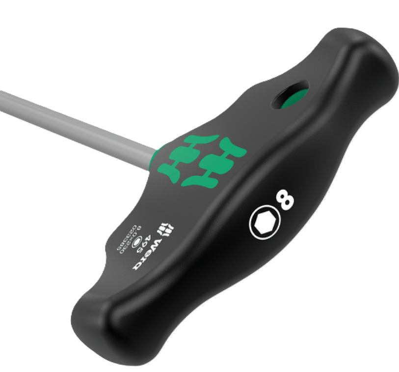 Фото 2 Торцева викрутка Wera 495 з поперечною ручкою 8×230 мм 05023385001