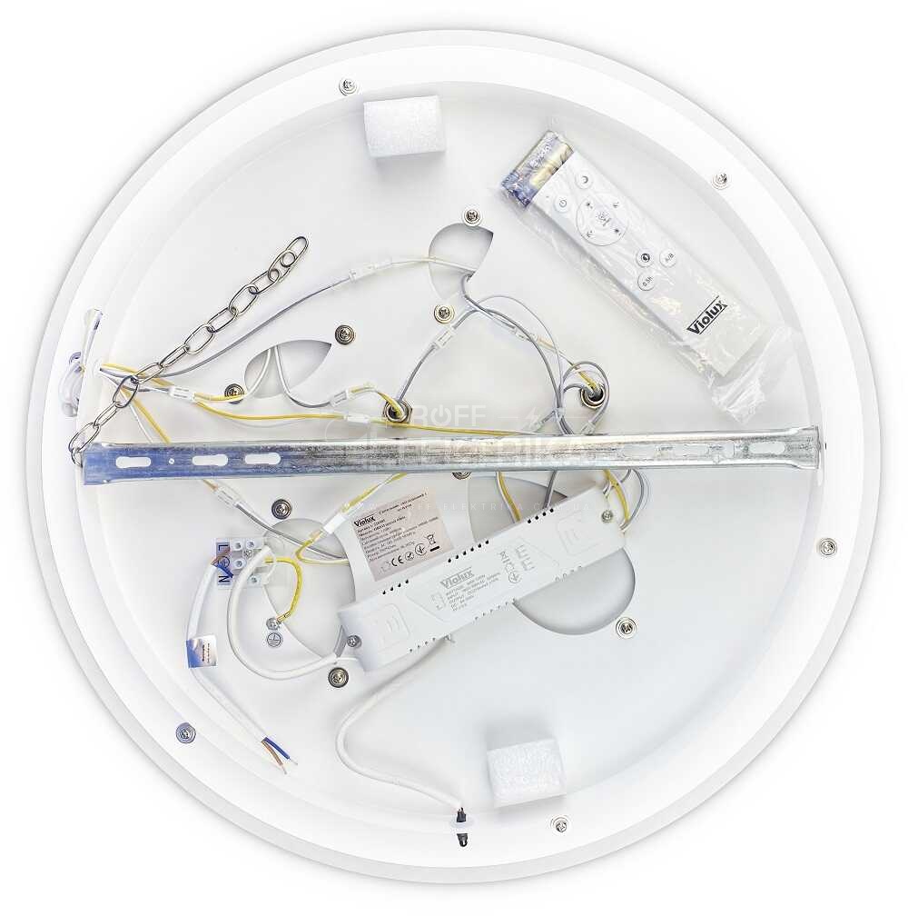 Фото 5 Світильник LED smart OREO пульт 110W 3000-6000K IP20 біле коло Violux 220385