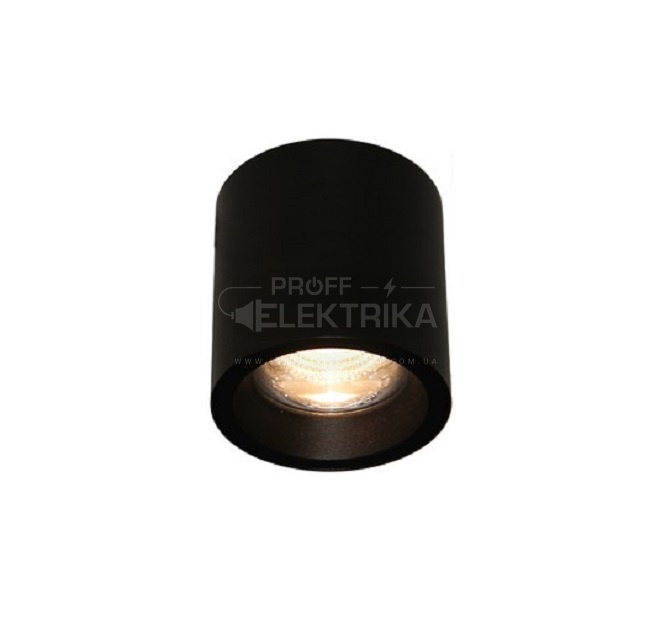 Фото Светильник настенный LED круглый Черный 15W 3000 К