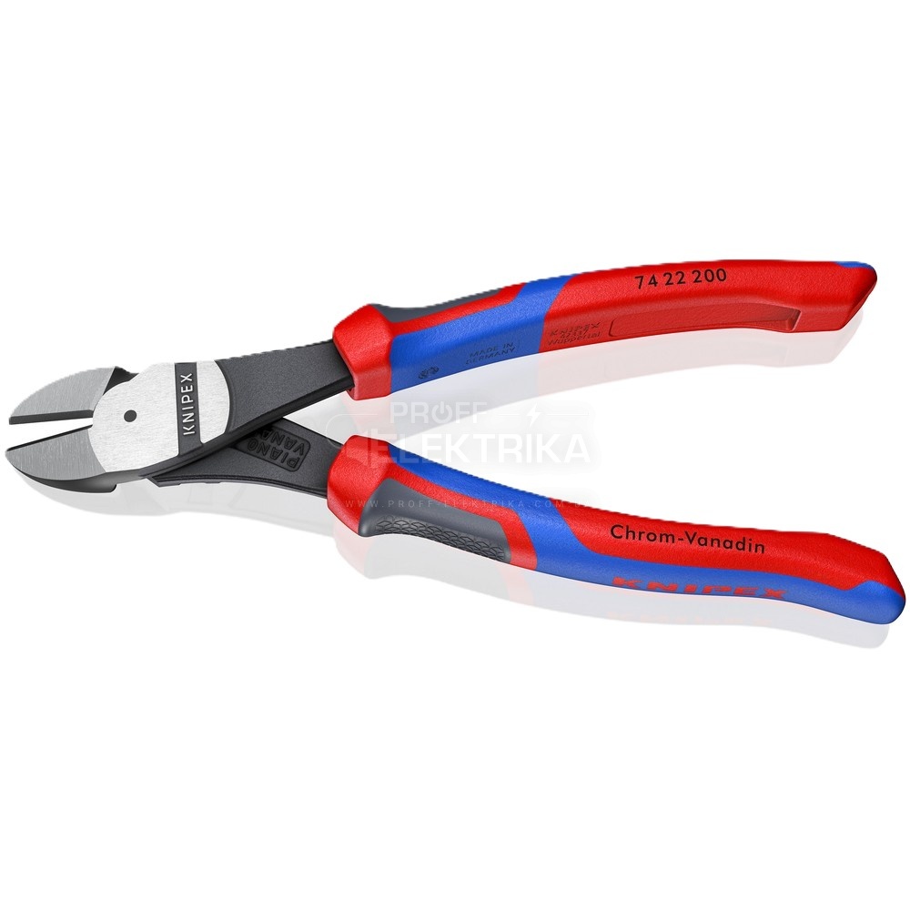 Фото Кусачки боковые особой мощности KNIPEX 74 22 200