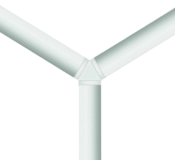 Фото 2 З'єднувач-трикутник 3W 4000K чорний для світильників 36W та 48W AL4021 FERON