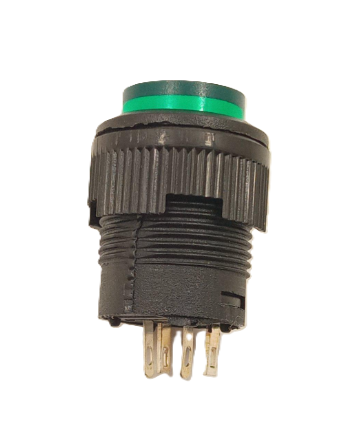 Фото Кнопка на 1включатель круг с подсветкой 4контакта LSW13 Lemanso