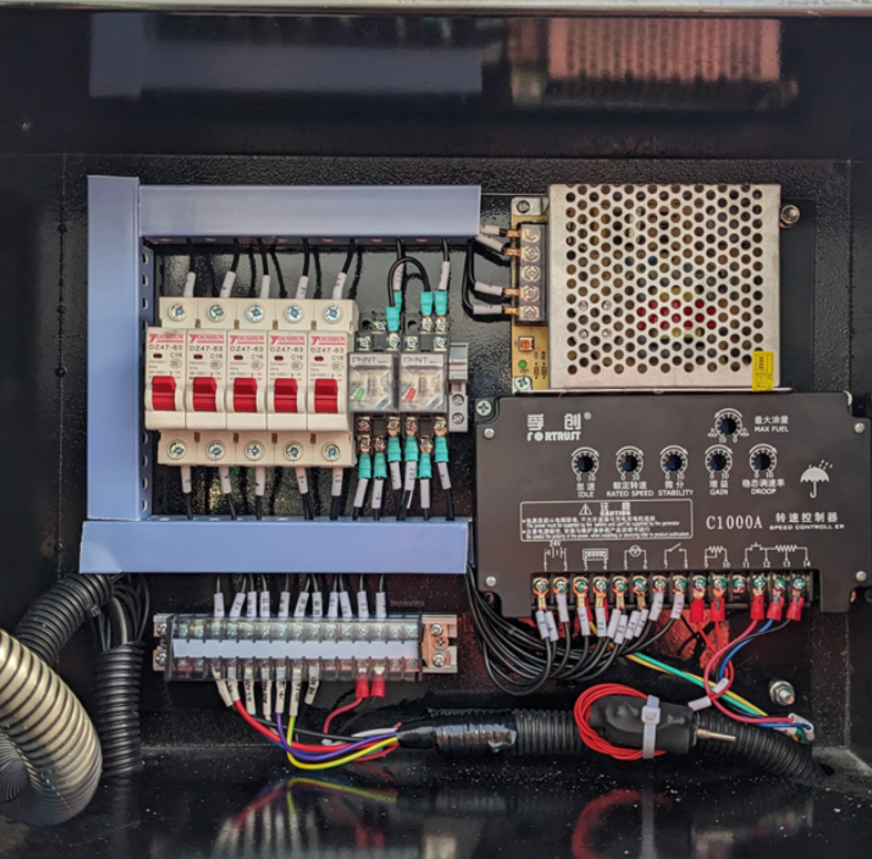 Фото 7 Генератор дизельный PROFI-TEC WDSG375-3 Power MAX 375кВА/300кВт промышленный двигатель WEICHAI