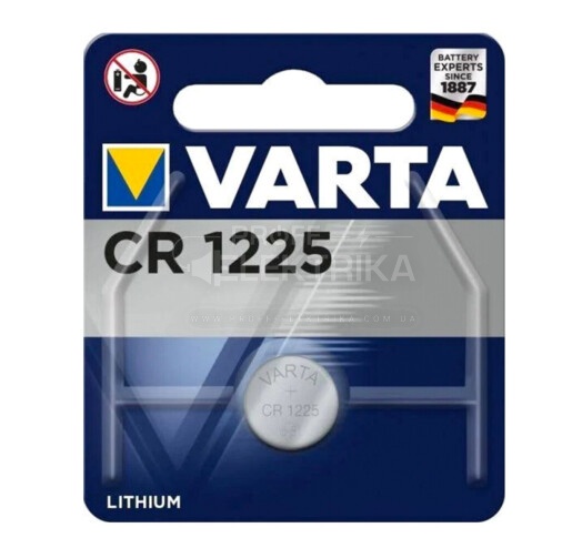 Фото Батарейка Lithium СR 1225 VARTA